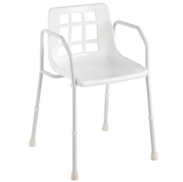 Picture of Shower Chair with Arms - Standard Steel