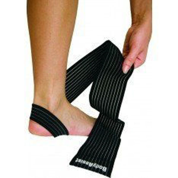 Picture of Elastic Ankle Wrap with Heel Loop - Black 