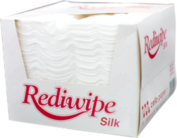 Picture of Rediwipe Silky Wipes - 100 Pack, White