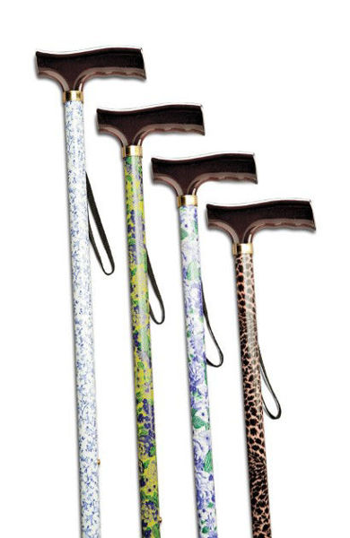 Picture of Walking Stick - Floral Green 
