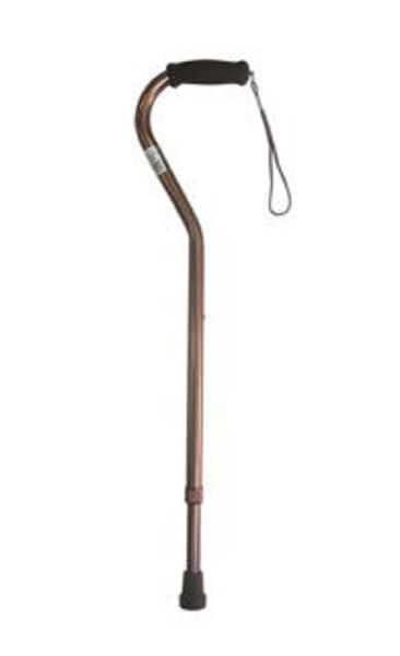 Picture of Swan Neck Walking Stick - Bronze 