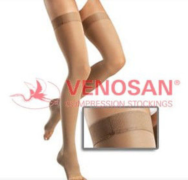 Picture of 4001 THIGH STAY UP, SMALL, CLOSED TOE - PLAIN TOP MAROKKO 