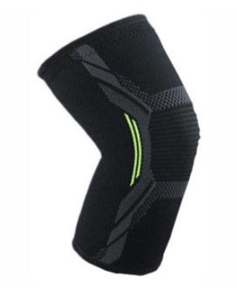 Picture of Large - Contoured 4-Way Sports Knee Sleeve, Black 